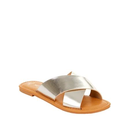 Melrose Ave Women's Good To Go Vegan Sandal | Walmart (US)