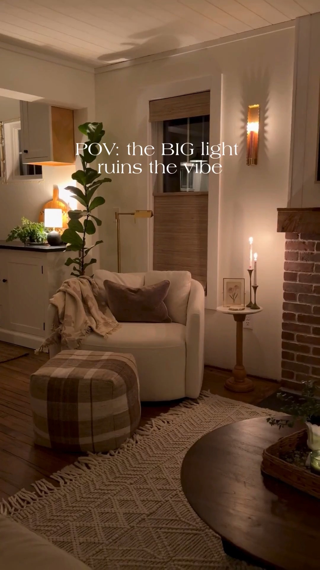 The big light could never create this vibe 🕯️

 

#LTKHome #LTKvlog #LTKselfcare