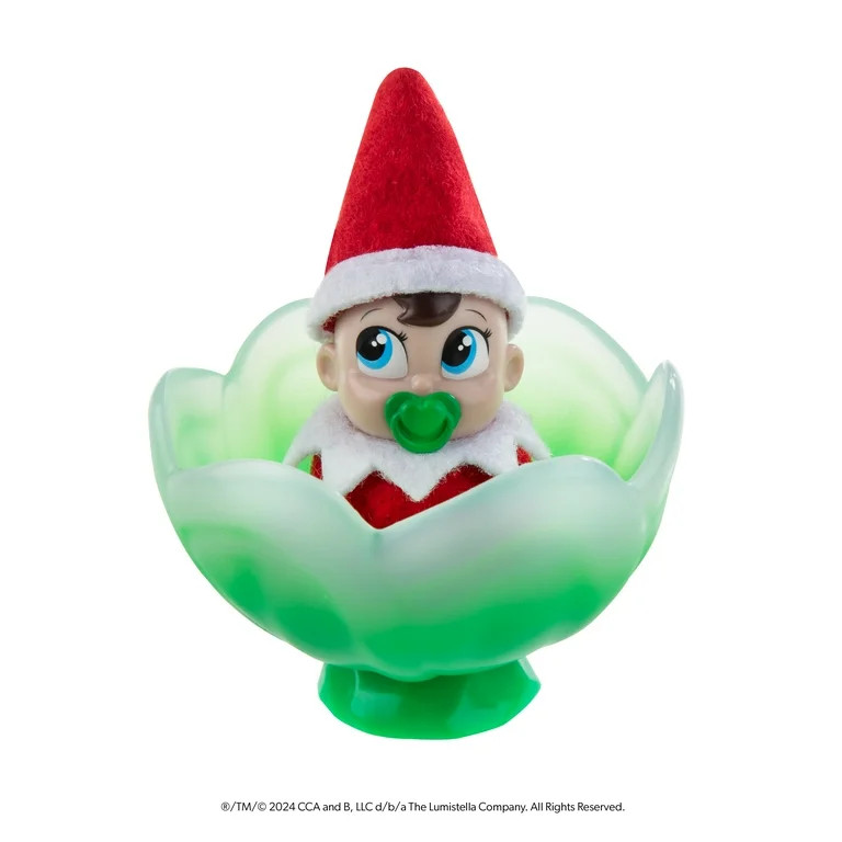 The Elf on the Shelf Frost Pips Mini Blooms Elf Baby (Blue-Eyed Boy) | Walmart (US)