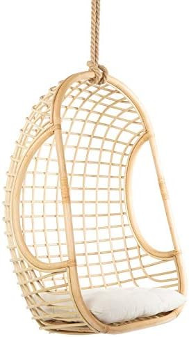 Grid Rattan Hanging Chair, Natural | Amazon (US)
