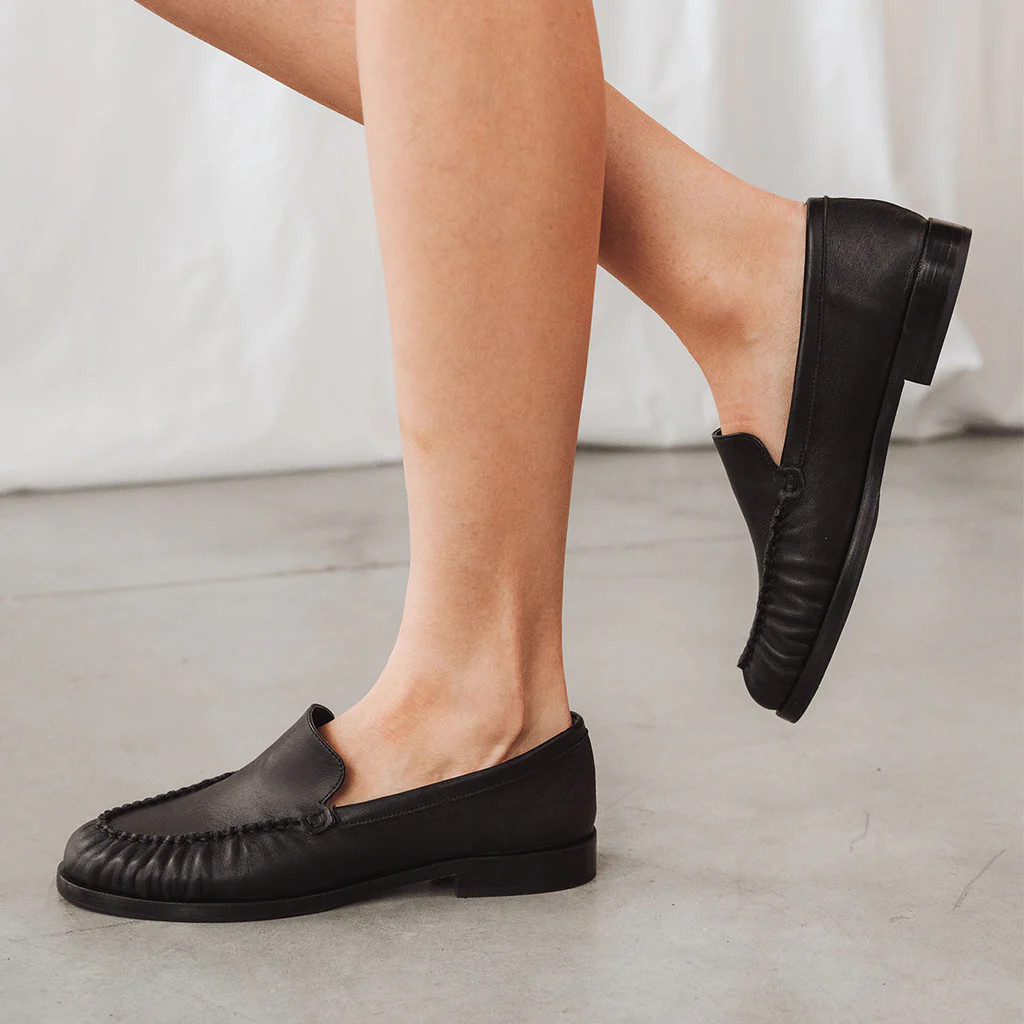 The Laid Back Loafer Black | Poppy Barley