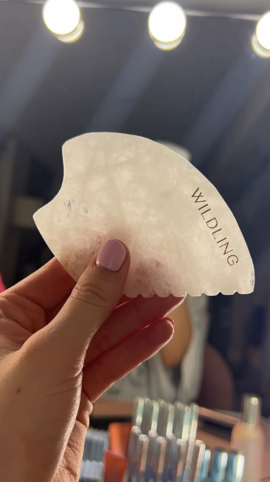 My beautiful new gua sha from Wilding beauty! This is their first ever new edition other than their original bian stone gua sha. 

White jade is cooling, improves circulation, & nourishes the skin. AND it’s stunning. 🪞✨🤍 I think this would make an amazing gift, as well  

#LTKGiftGuide #LTKCyberWeek #LTKBeauty