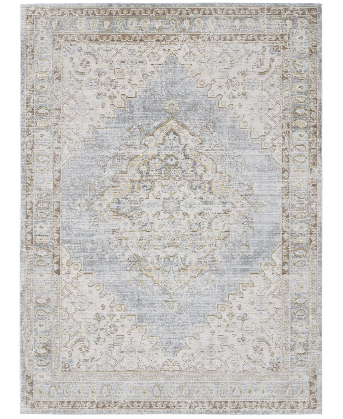 Amer Rugs Century Cen-11 Gray/Ivory 3'11" x 5'11" Area Rug - Gray/Ivory | Macy's