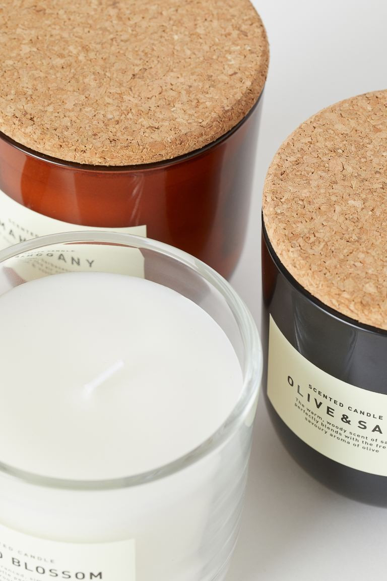 Scented Candle in Glass Holder | H&M (US + CA)