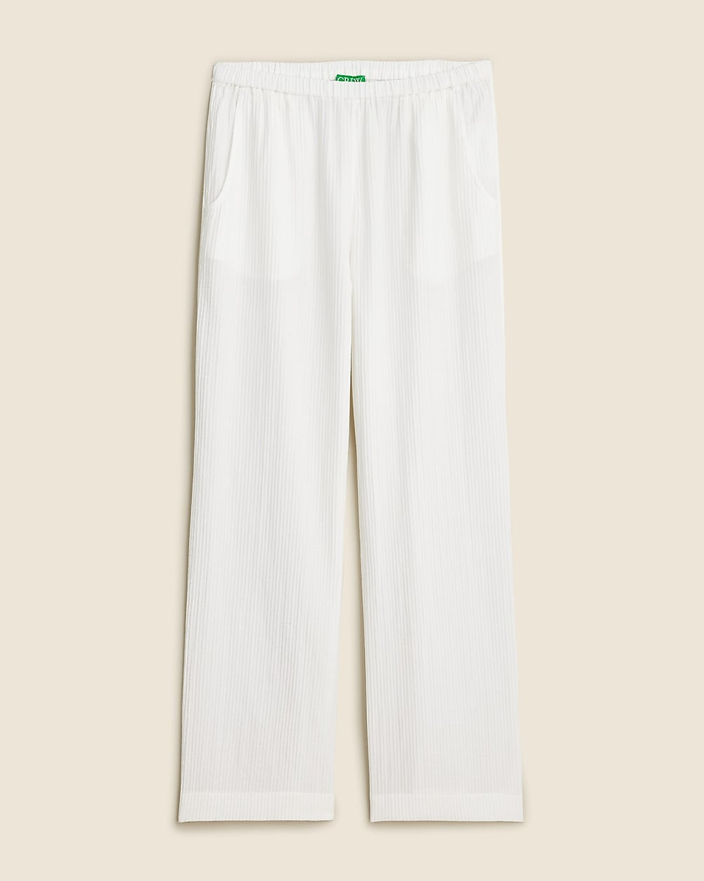 Relaxed beach pant in airy gauze | J. Crew US