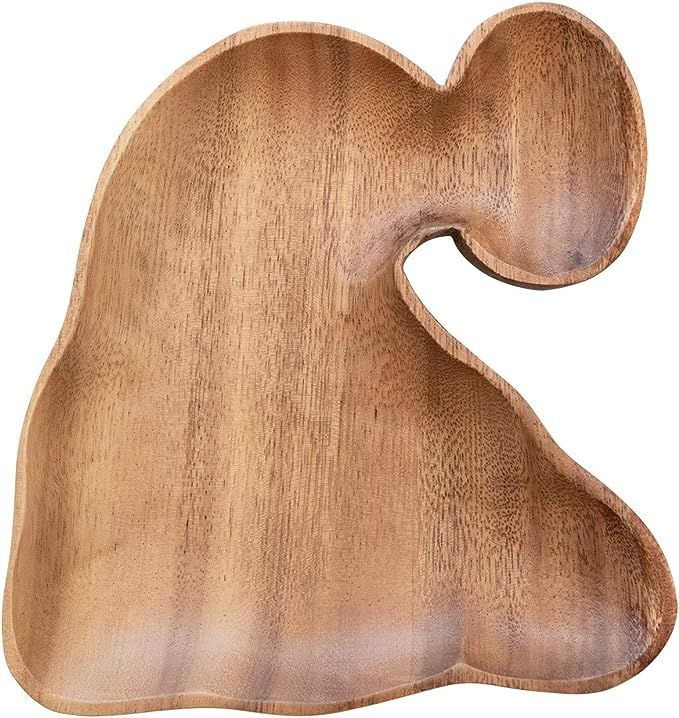 Amazon.com: Creative Co-Op Acacia Wood Santa Hat Shaped Platter : Home & Kitchen | Amazon (US)