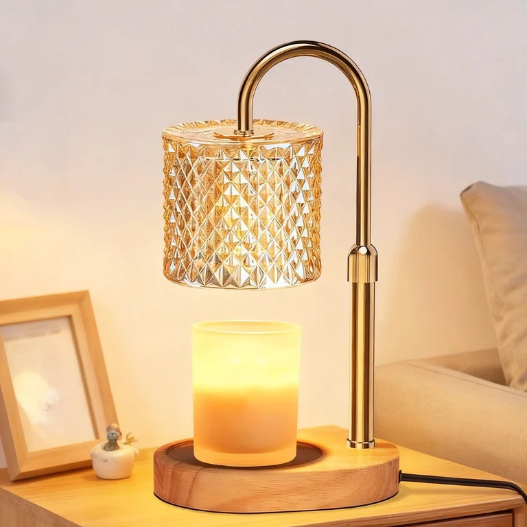 Hyindoor Candle Warmer Lamp with Timer Adjustable Height, Wax Melt Warmer for Scented Wax with 2 ... | Walmart (US)
