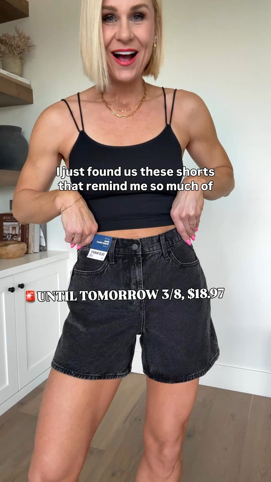 The perfect shorts for spring & summer! On sale for $18.97 through 3/8!
Use code: SUPER
Fit tts, a flattering & comfortable loose fit. Wearing size 4

#LTKSaleAlert #LTKmomlife #LTKOver40

#LTKSpringSale #LTKgrwm #LTKmomlife