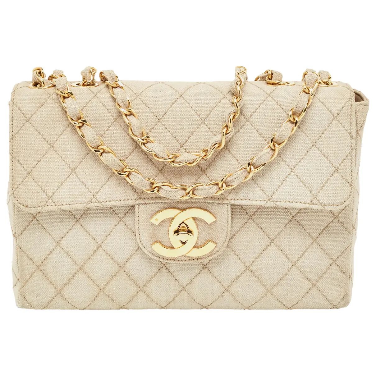Chanel Handtaschen aus Segeltuch - Beige - 38137115 | Vestiaire Collective (Global)