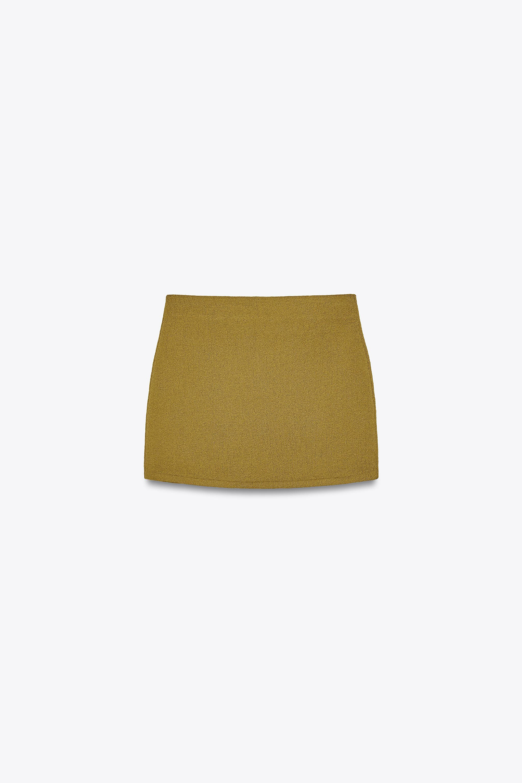 BASIC KNIT MINI SKIRT | Zara US
