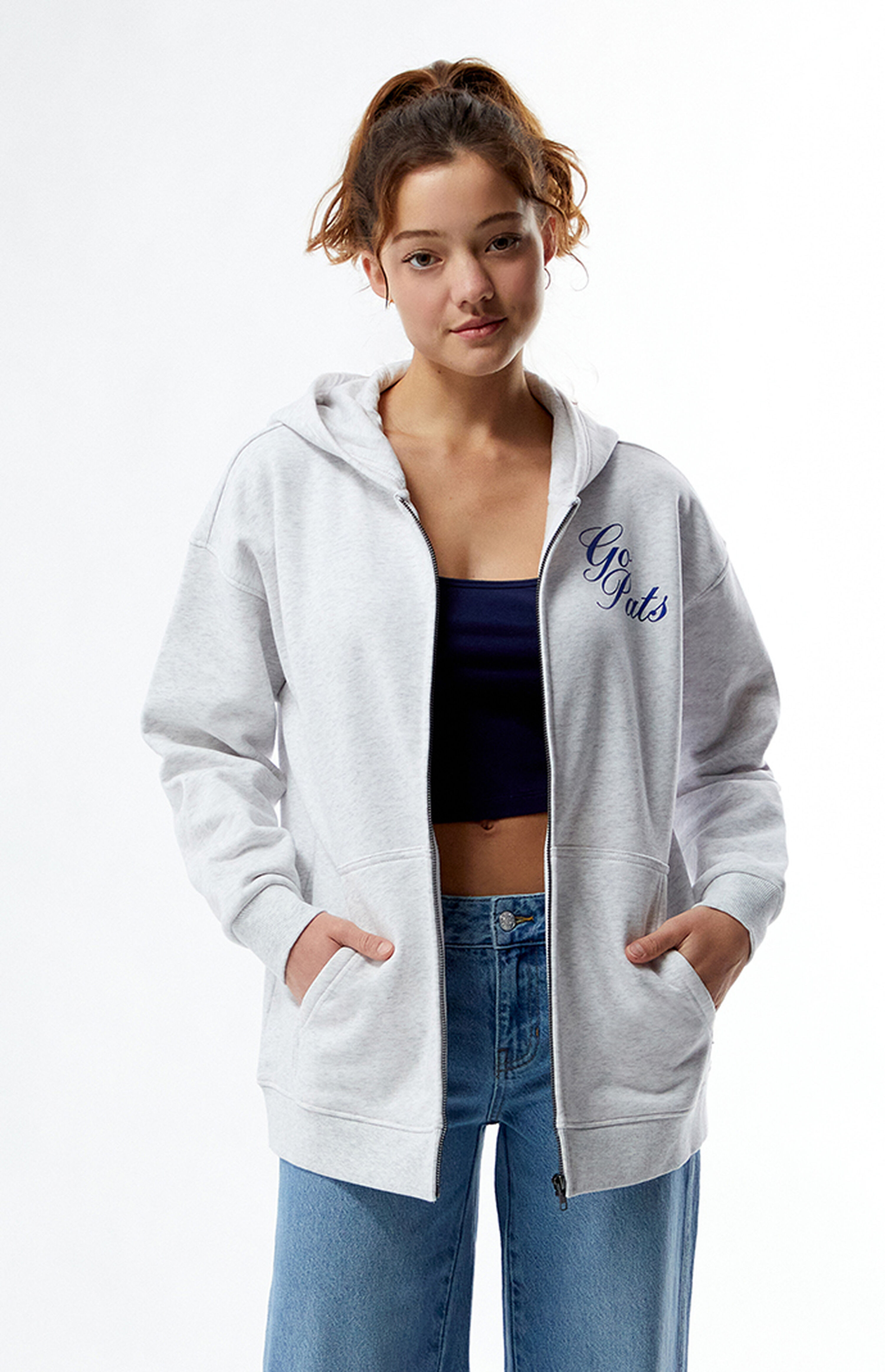 WILD COLLECTIVE NFL Wild Collective x PacSun New England Patriots Zip Up Hoodie | PacSun