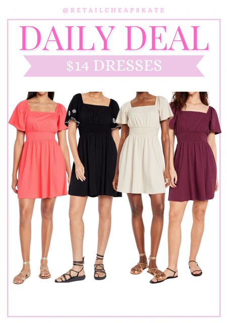 $14 dresses - today only!

#LTKstyletip #LTKsalealert #LTKfindsunder50