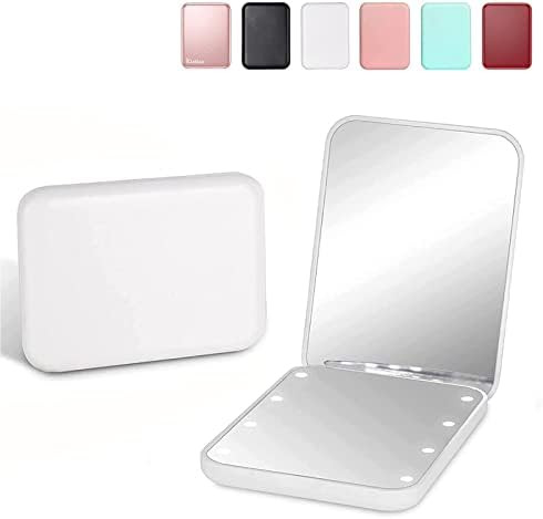 Kintion Pocket Mirror, 1X/3X Magnification LED Compact Travel Makeup Mirror, Compact Mirror with ... | Amazon (US)
