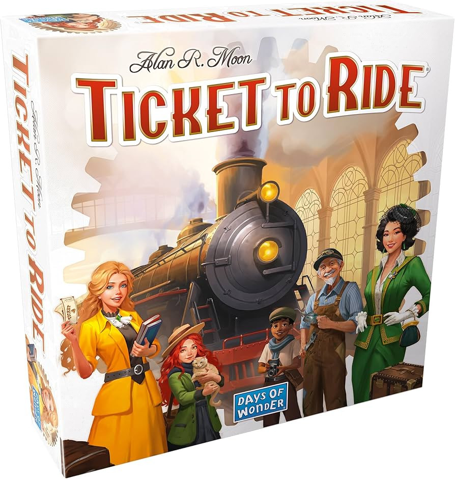 Asmodee Ticket to Ride Board Game (2025 Refresh) - A Cross-Country Train Adventure for Friends an... | Amazon (US)
