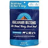 Garlic Kalahari Biltong, Air-Dried Thinly Sliced Beef, 2oz (Pack of 8), Sugar Free, Gluten Free, Ket | Amazon (US)