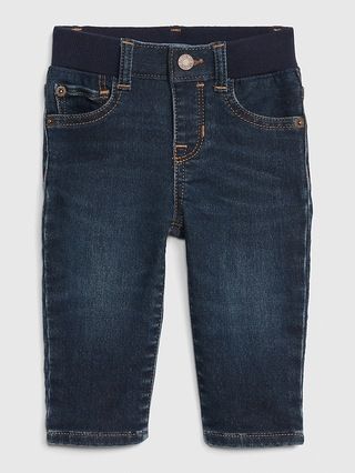 Baby Knit-Denim Straight Jeans | Gap (US)