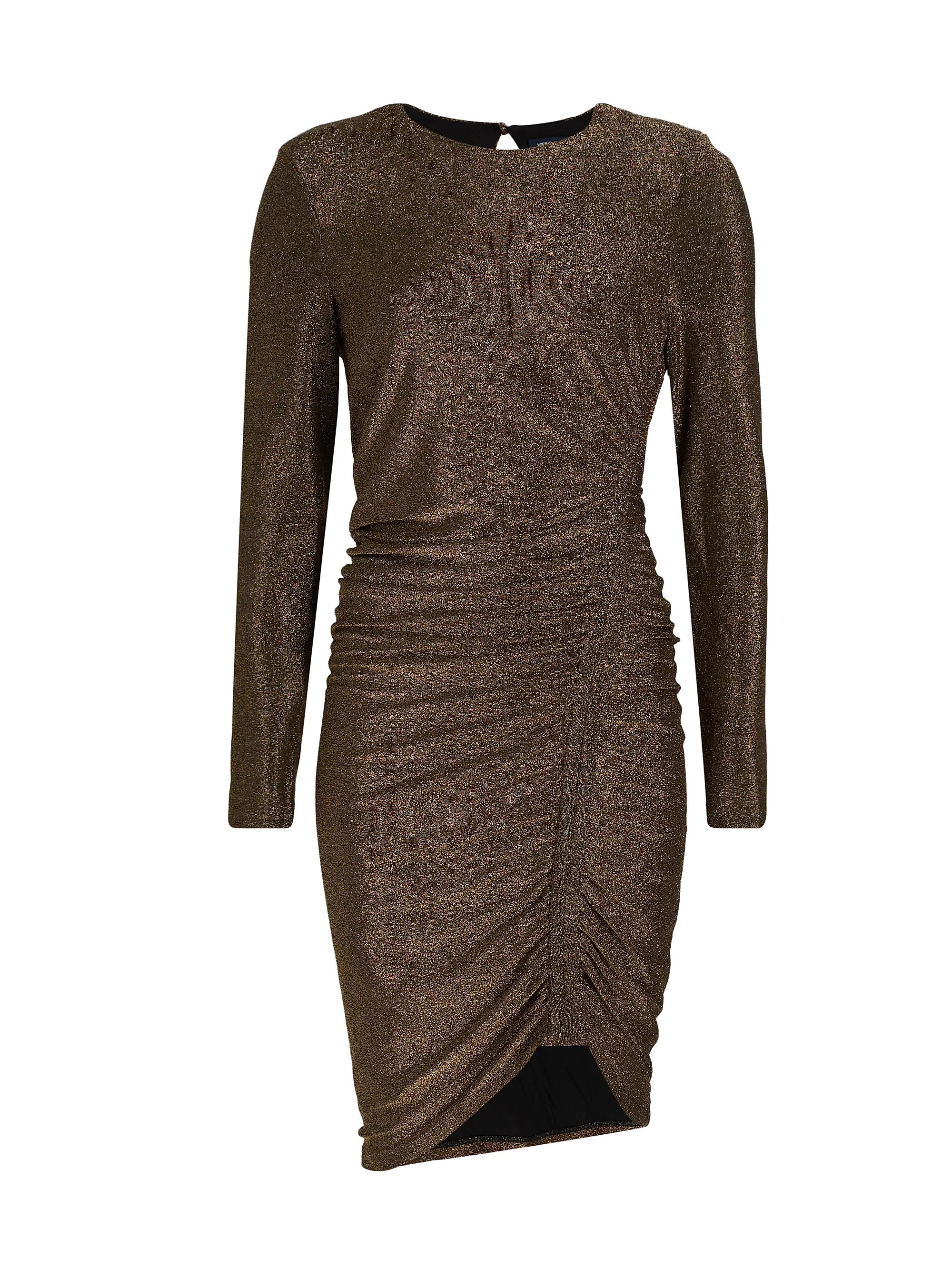 Cyrus Stretch Metallic Minidress | Saks Fifth Avenue