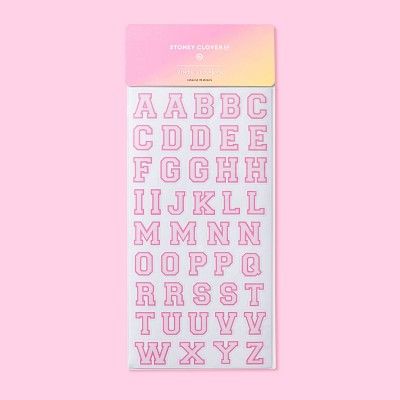 176ct Letter Vinyl Stickers - Stoney Clover Lane x Target | Target