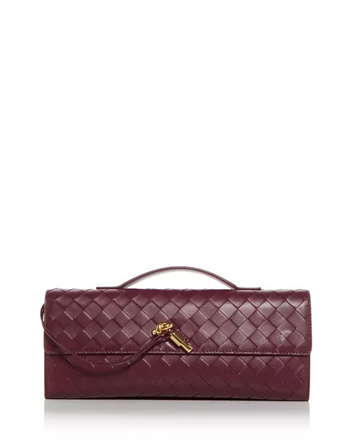 Andiamo Intrecciato Leather Clutch | Bloomingdale's (US)