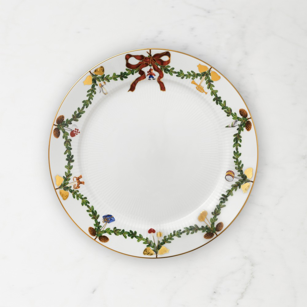 Royal Copenhagen Star Fluted Dinner Plate | Williams-Sonoma