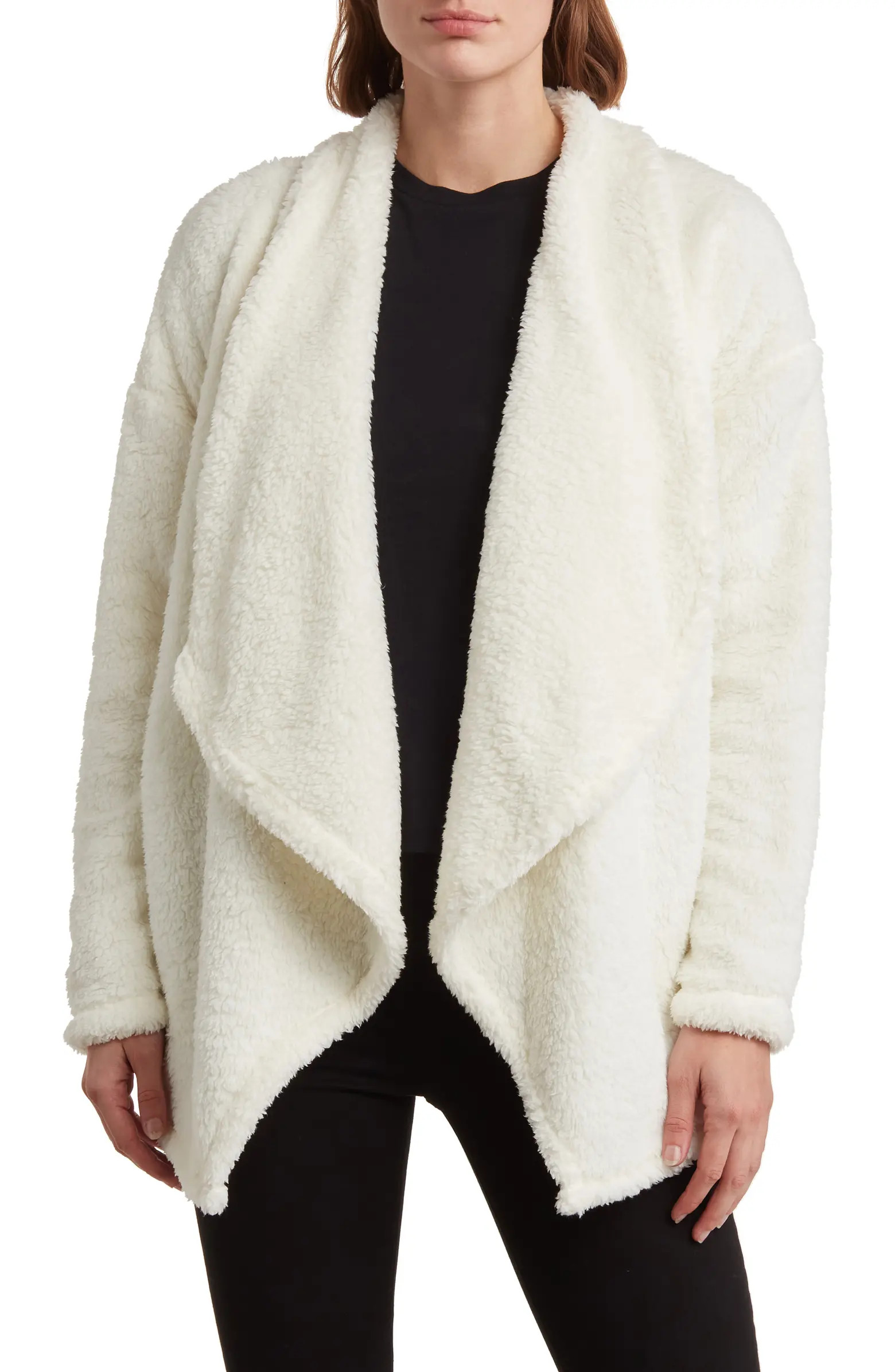Faux Shearling Cardigan | Nordstrom Rack