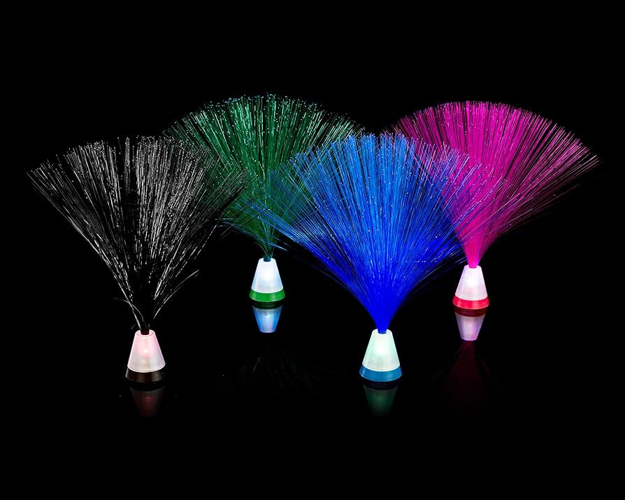 Playlearn Fiber Optic Light 4 Pack Multicolored Set 9" Light Base (9" Four Lamps) | Amazon (US)