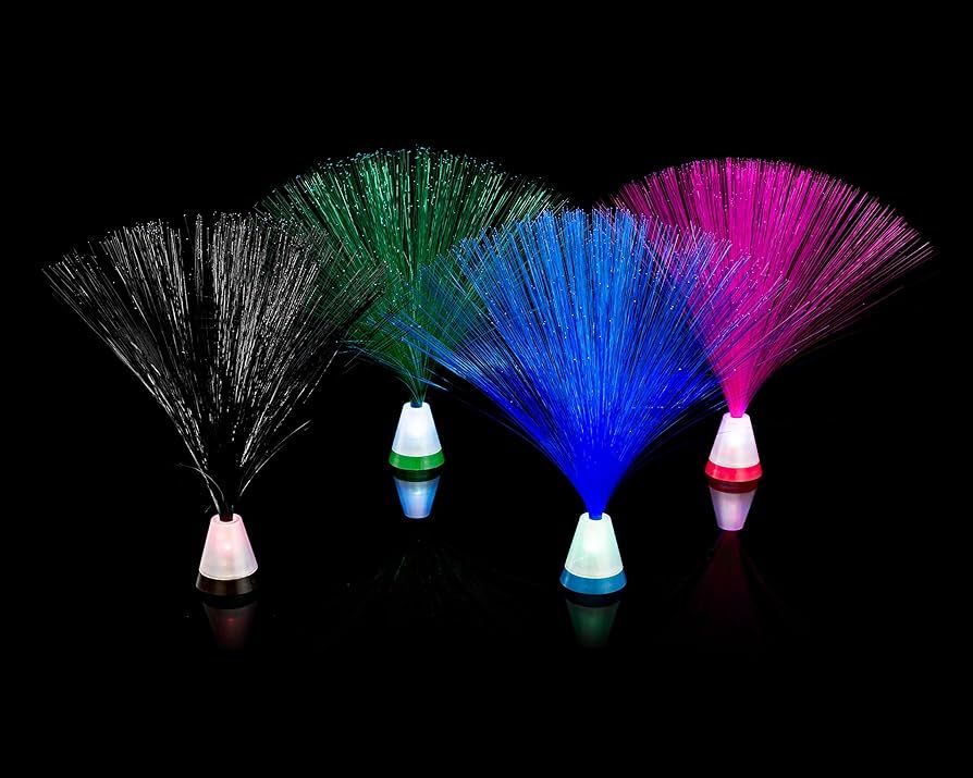Playlearn Fiber Optic Light 4 Pack Multicolored Set 9" Light Base (9" Four Lamps) | Amazon (US)