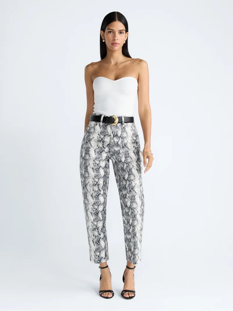 Devil Wears Prada Scoop Collection Women's and Women's Plus Crease Barrel Jeans, 26.5'' Inseam, S... | Walmart (US)