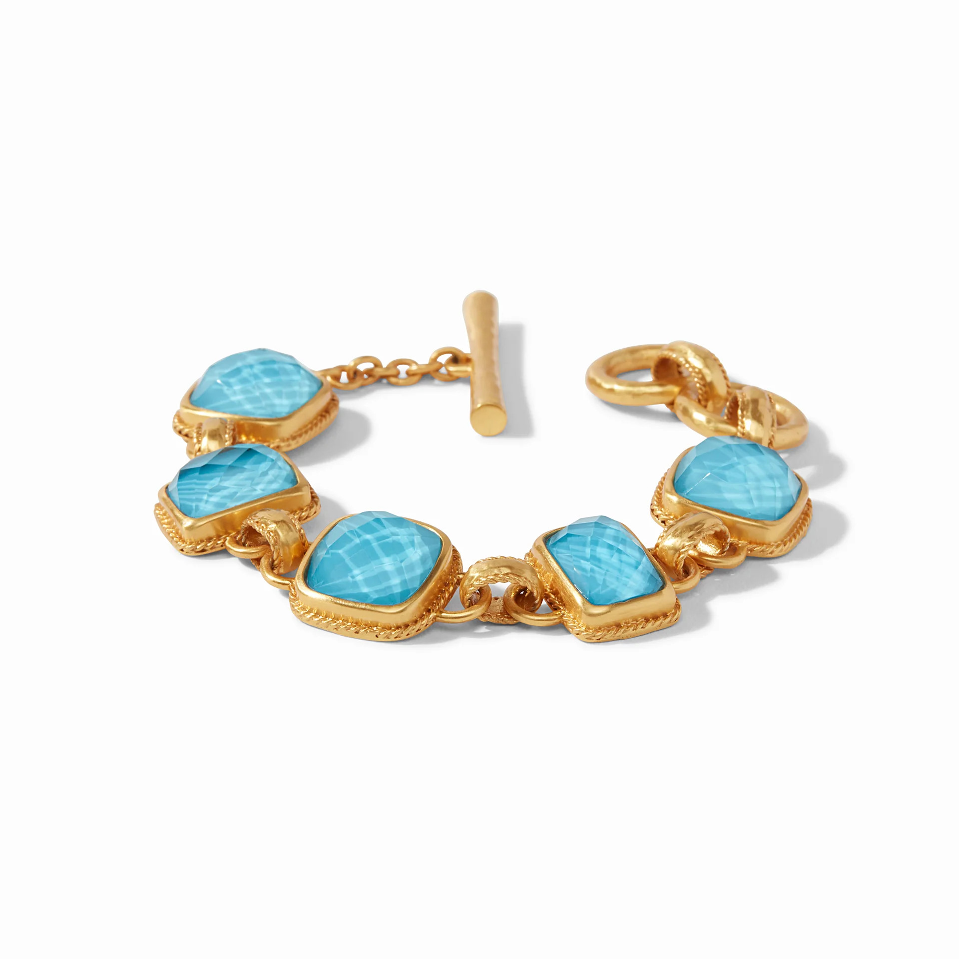 Savoy Demi Gold Toggle Bracelet | Julie Vos | Julie Vos
