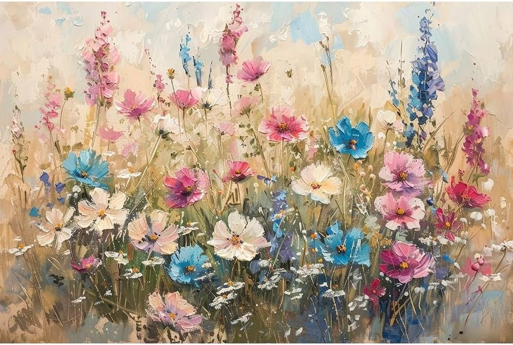 ArtDirect Vintage Spring Flowers Unframed Art Print Giclee Poster by Petals Prints Design - Ready... | Amazon (US)