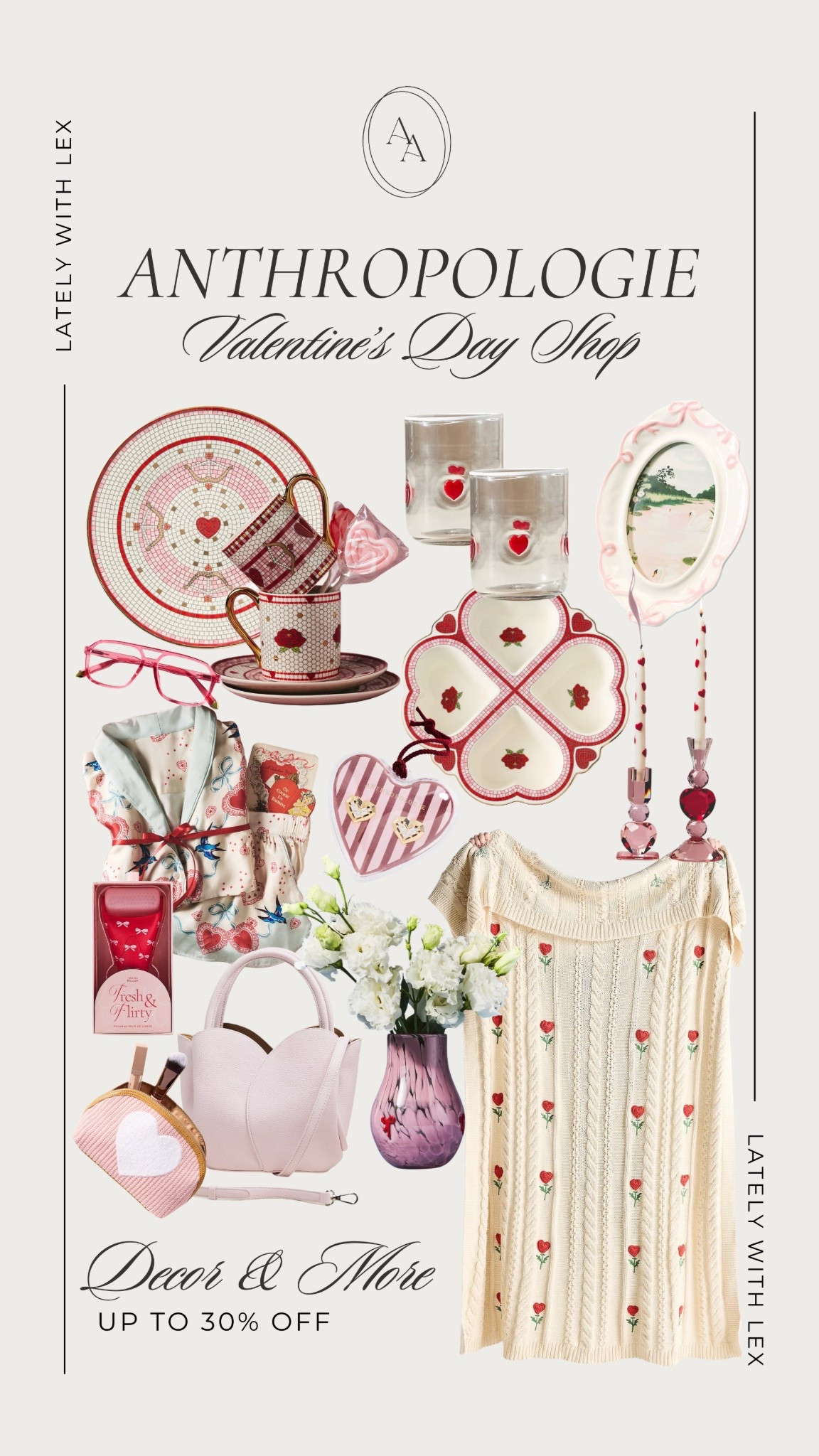 Up to 30% off select Valentine’s Day decor & more at Anthropologie! 💗 Lots of cute gift ideas for her, as well as decor on sale if you’re hosting a Galentine’s party!

#LTKSeasonal #LTKSaleAlert #LTKHome