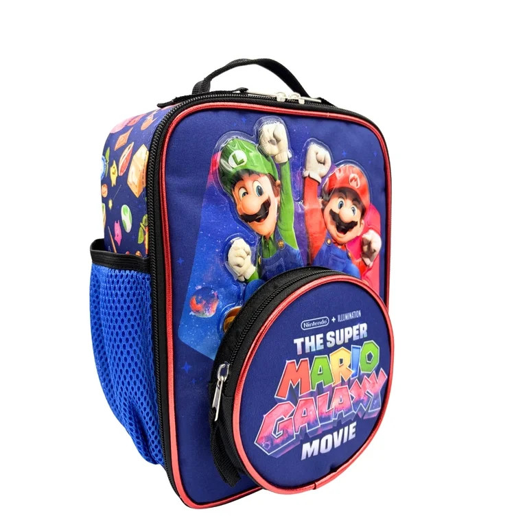 Super Mario Galaxy Movie Exclusive Reusable Lunch Kit | Walmart (US)