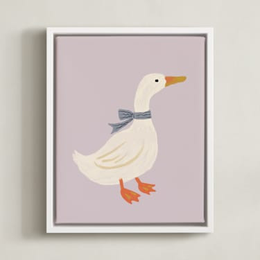 Duck With Ribbon | Minted