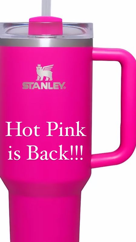 The coveted hot pink Stanley in 40 and 30 Oz sizes are fully stocked!!  Run!! 

#LTKHolidaySale #LTKfindsunder50 #LTKGiftGuide