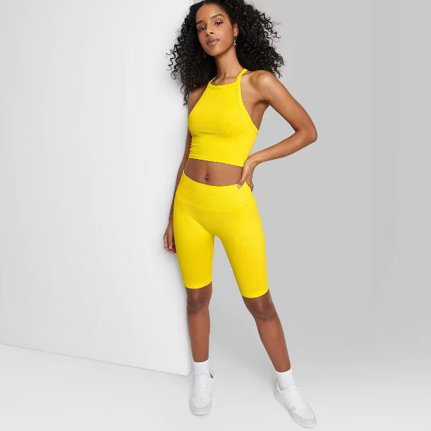 Women's High-Rise Seamless Bike Shorts - Wild Fable™ | Target