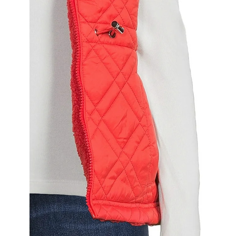 Time and Tru Women's and Women's Plus Size Reversible Quilted Vest - Walmart.com | Walmart (US)