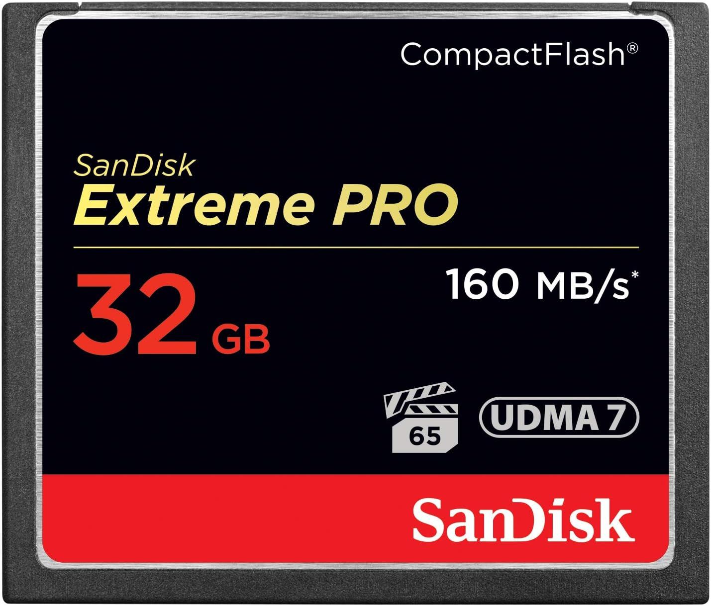 SanDisk Extreme Pro CompactFlash Memory Card UDMA 7 Upto 160 MB/s | Amazon (US)