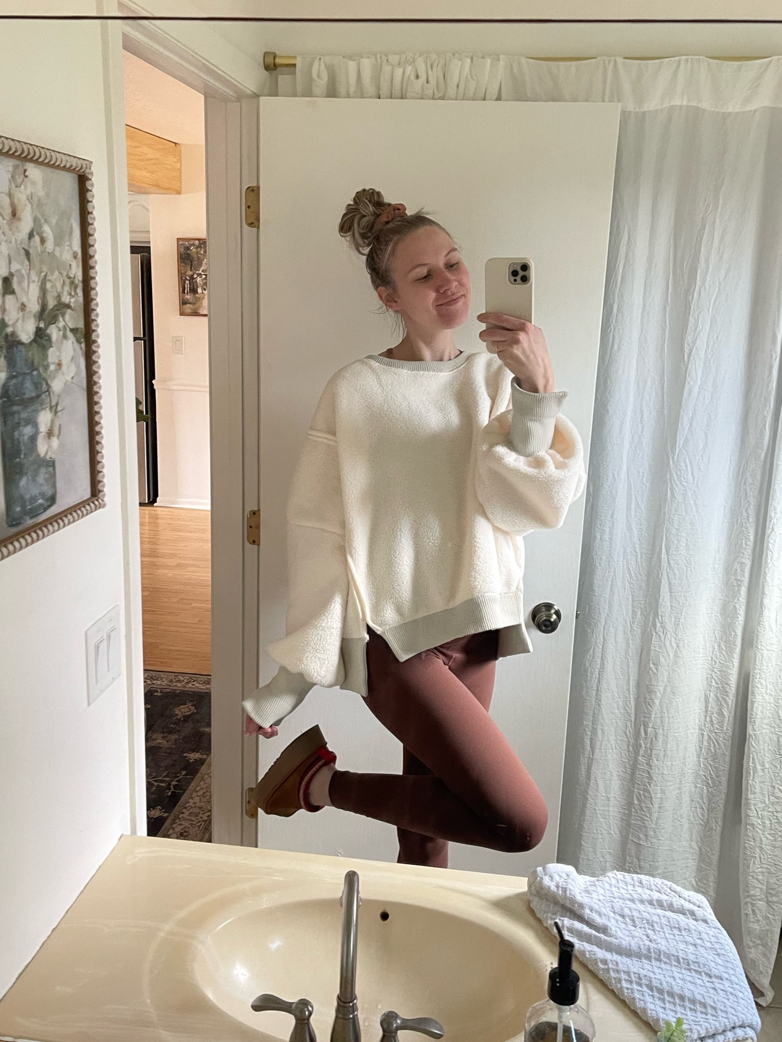 coziest free people sweatshirt 50% off & buttery soft $30 Amazon leggings that feel like lululemon

#LTKfindsunder50 #LTKsalealert #LTKbump