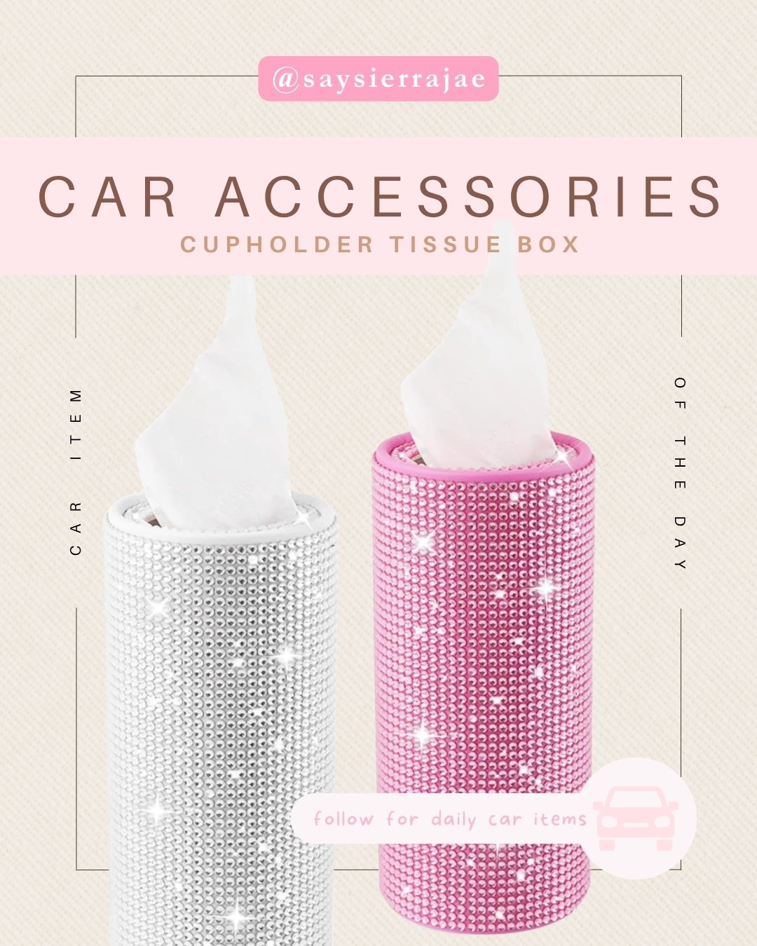 These bling tissue holders are the perfect gift for women who love a little sparkle. 

 #LTKdayinmylife #LTKvlog #LTKTravel