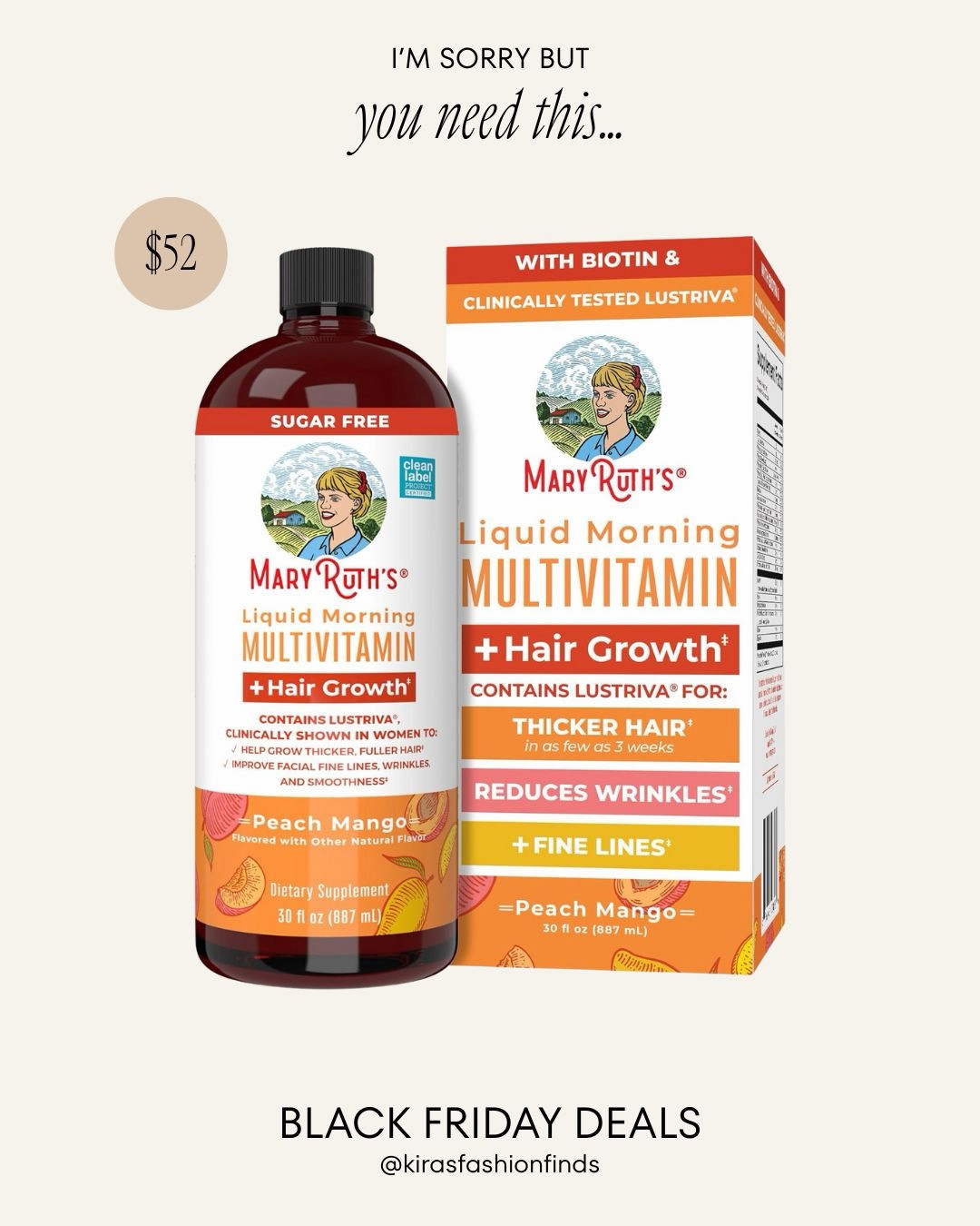 Black Friday Deals You Actually Need 🎯  
These Amazon finds are all on major markdown — perfect for gifting, hosting, and stocking up while prices are at their lowest. Everything is linked for fast shopping and quick ship.

CTA: Tap to get details and shop instantly on the app.

📌 Deals Included  
• Over-the-door LED Basketball Hoop — fun for kids + teens, under $35  
• Pickleball Set with Carry Case — bestselling gift under $30  
• Ring Video Doorbell (Battery) — $50 Black Friday security deal  
• Abib Collagen Eye Patch — hydrating + smoothing, only $15  
• MaryRuth’s Liquid Multivitamin + Hair Growth — $52 and a top seller every year

📏 Sizing: N/A (home + beauty items)

Extra keywords for discoverability: holiday gift ideas, Amazon bestsellers, trending toys, affordable home security, beauty deals, stocking stuffers.

Follow me on Instagram and YouTube @kirasfashionfind

#LTKGiftGuide #LTKHoliday