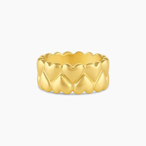 Lou Heart Statement Ring | Gorjana