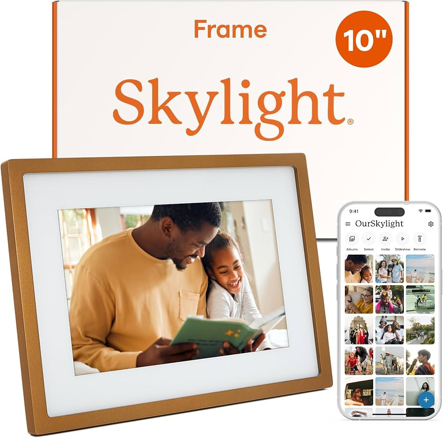Skylight Digital Picture Frame - WiFi Enabled with Load from Phone Capability, Touch Screen Digit... | Amazon (US)