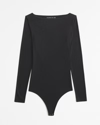 Women's Soft Matte Seamless Long-Sleeve Open-Back Bodysuit | Women's Tops | Abercrombie.com | Abercrombie & Fitch (US)