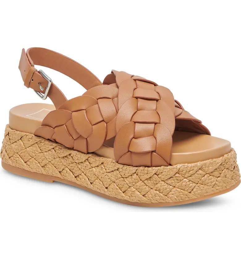 Dolce Vita Winder Basketweave Slingback Platform Sandal (Women) | Nordstrom | Nordstrom