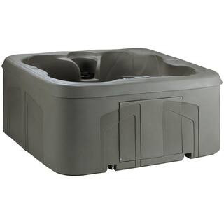 Lifesmart LS100DX 4-Person 20-Jet 110-Volt Plug and Play Spa with Waterfall 401401520000.18 - The... | The Home Depot