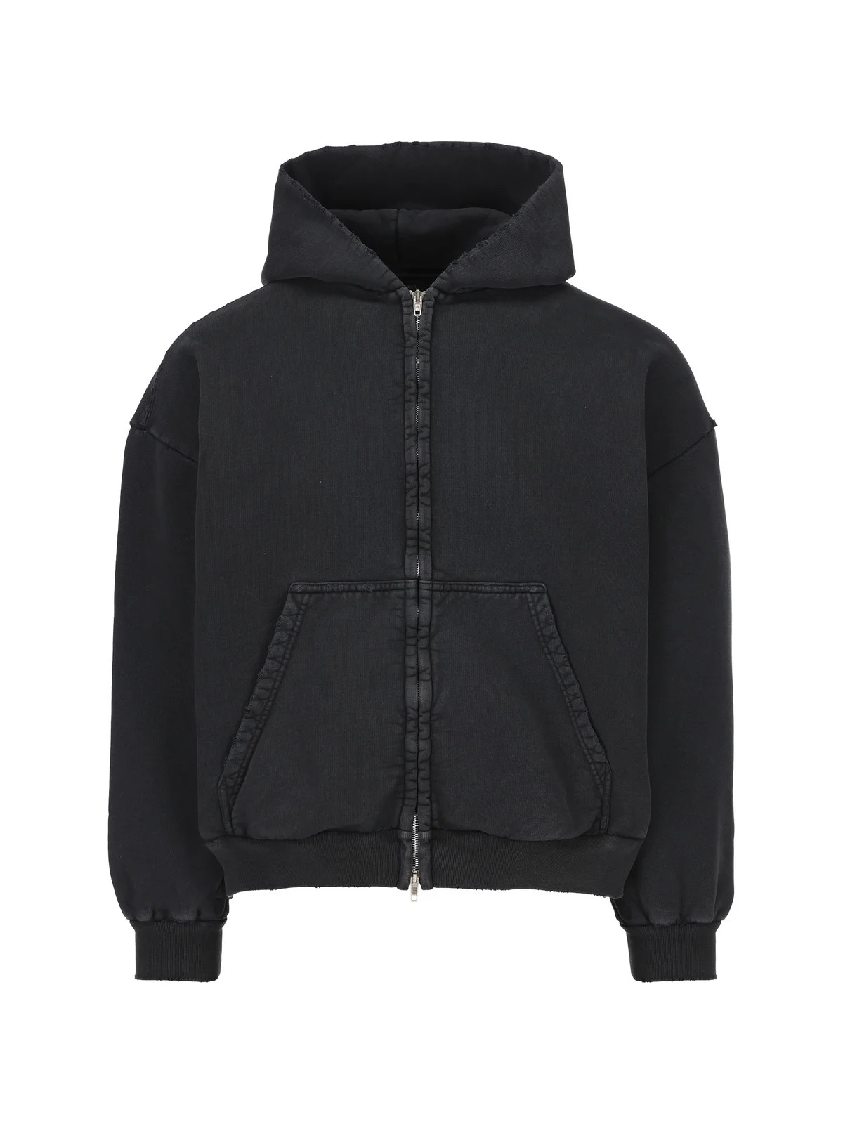 Balenciaga Painted Zip-up Hoodie | Cettire Global