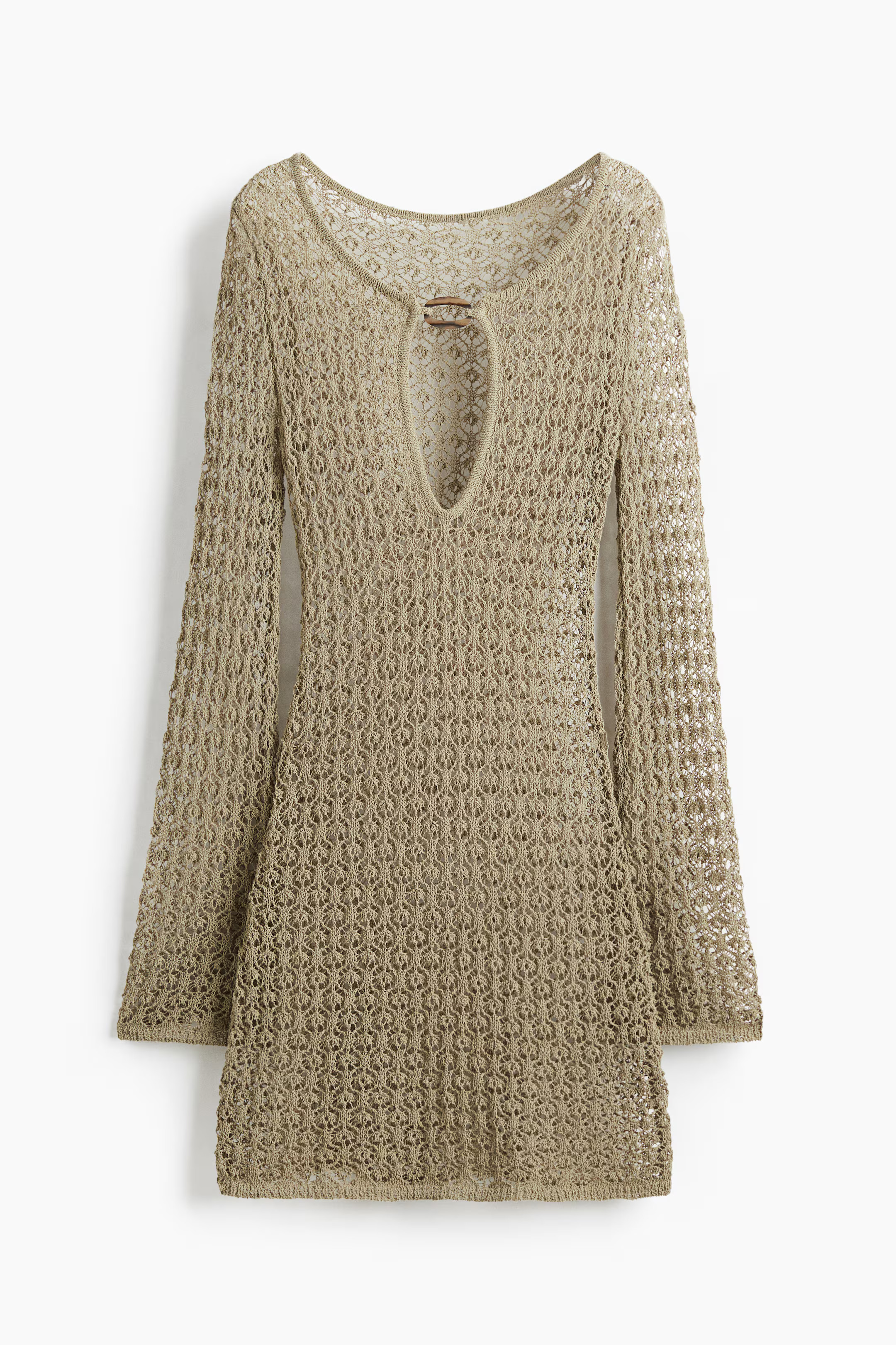 Robe de plage en maille pointelle | H&M (FR, IT, ES, PT, BE)