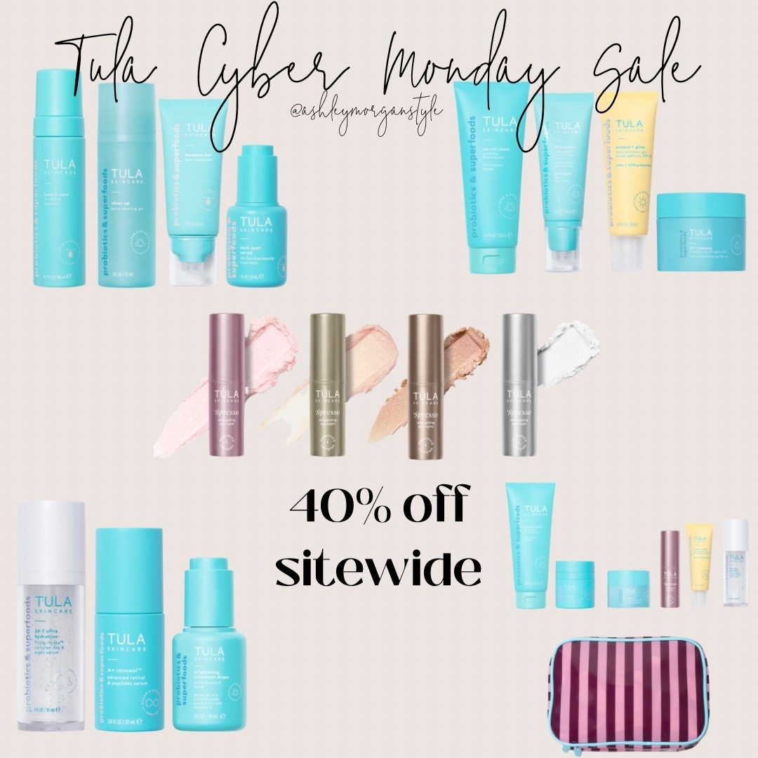 Tula Skincare has 40% off site wide today including their holiday sets ❄️

#tula #cybermonday #cybermondaysale #skincare #stockingstuffer #giftidea

#LTKGiftGuide #LTKSaleAlert #LTKCyberWeek