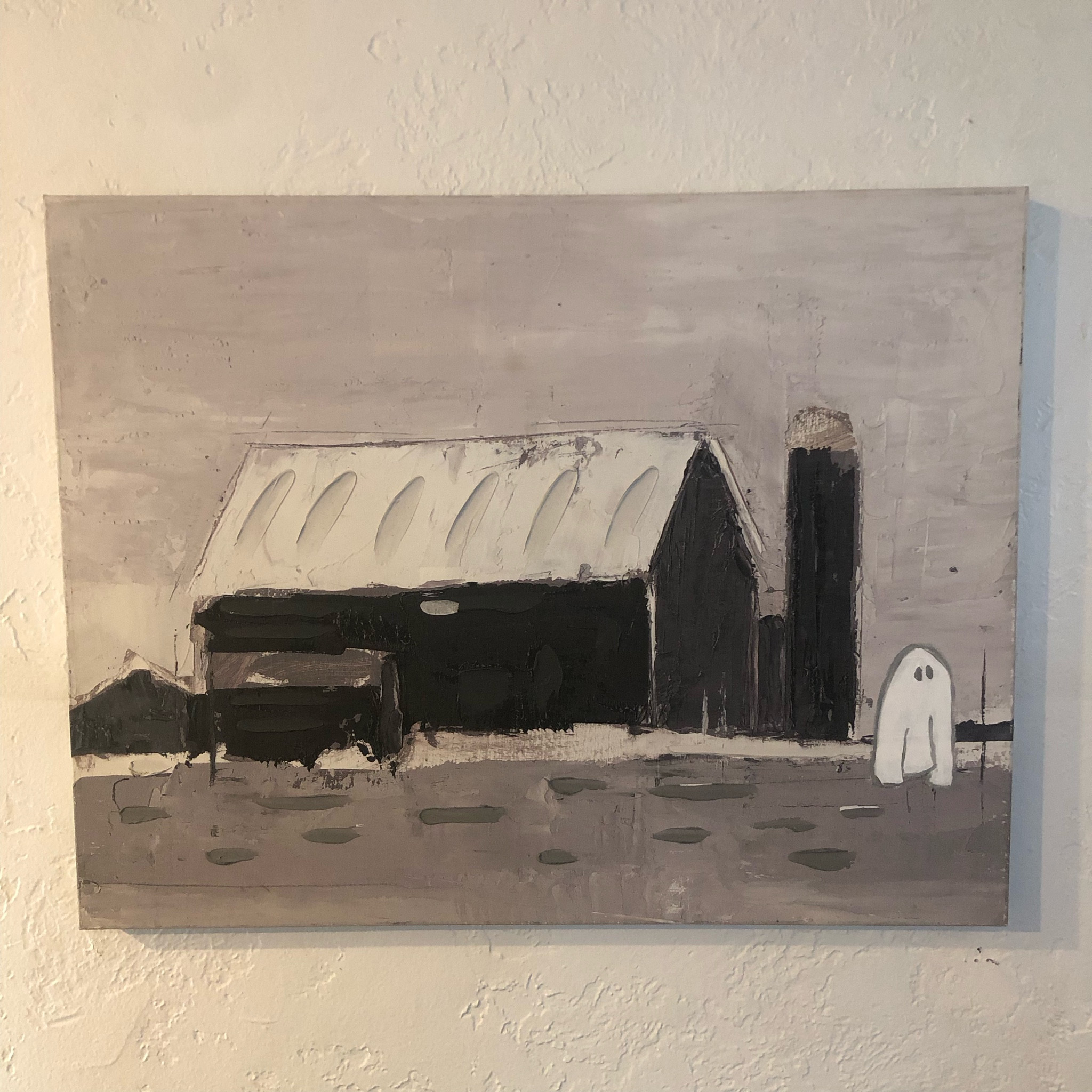 Vintage Ghost DIY artwork- we got this piece from the Goodwill a few years back and we hardly use it. So I upcycled it and...

I love how ours turned out!! 

#LTKhome #LTKSeasonal