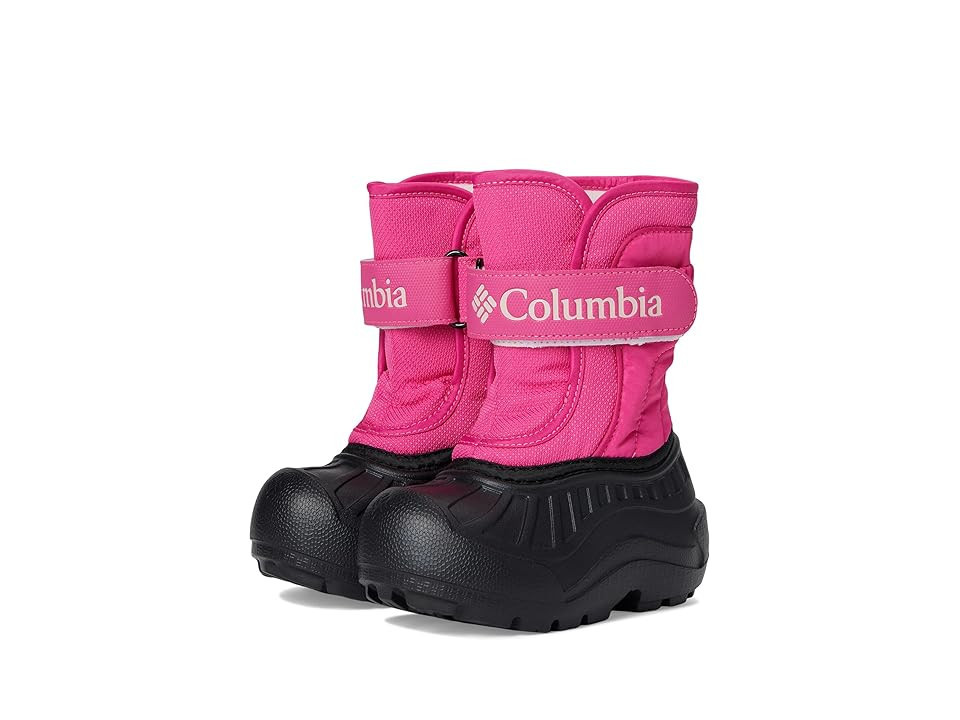 Columbia Kids Powderbugtm Snowlitetm Strap (Toddler) Kids Shoes Pink Ice/Satin Pink : 4 Toddler M | Zappos